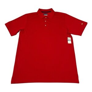 New Jack Nicklaus‎ XL Golf Polo Shirt Red StayDri Moisture-Wicking Performance